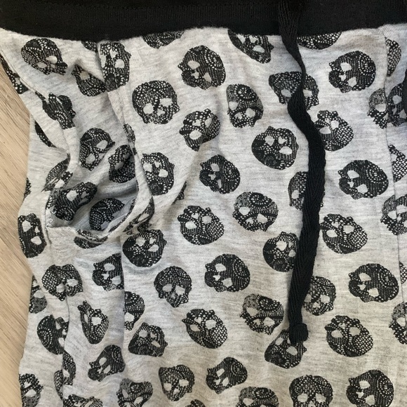 RENÉ ROFÉ sleepwear skull jogger pajama lounge pants - Picture 4 of 5